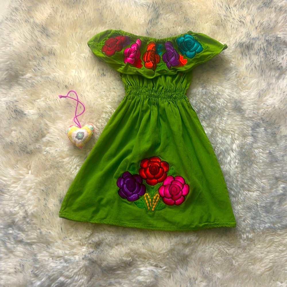 Beautiful Mexican Embroidered Dress